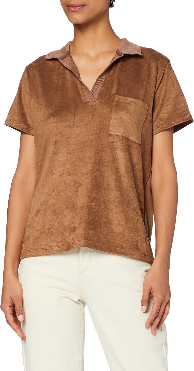 YargÄ±cÄ± Women's Polo Neck T-Shirt: Amazon.co.uk: Clothing