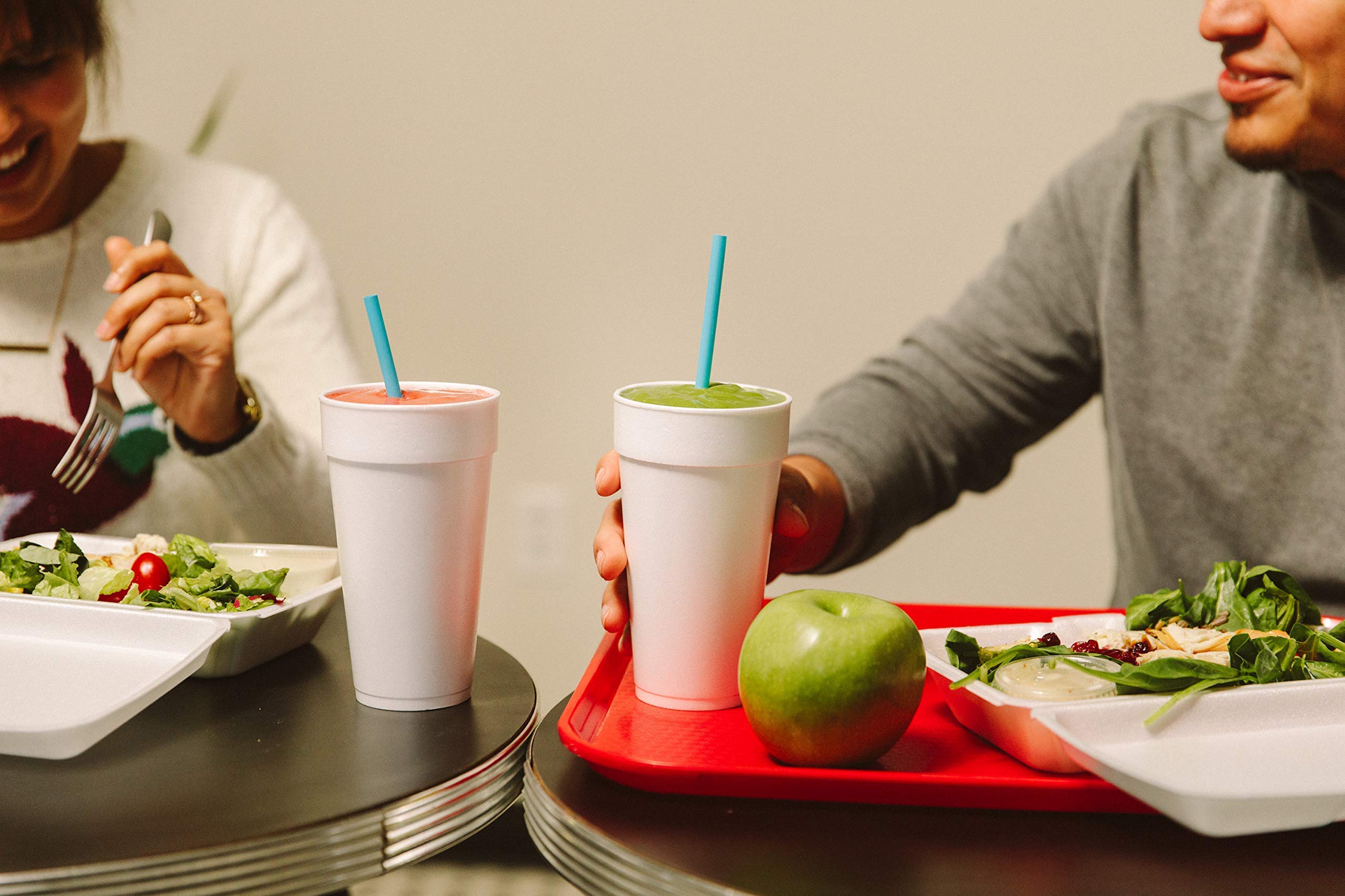 phade Eco-Friendly 8.5" Giant Drinking Straws 300 Count - Sustainable Marine Biodegradable Compostable Individually Wrapped, 1 Pack - Image 6