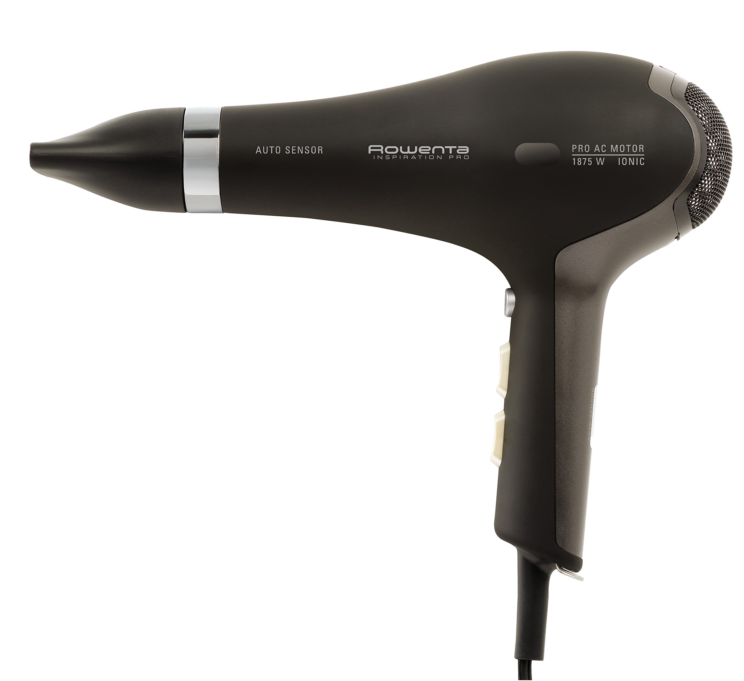 Rowenta CV8528 Inspiration Pro Hair Dryer Tourmaline Ionic Ceramic AC Motor, Black