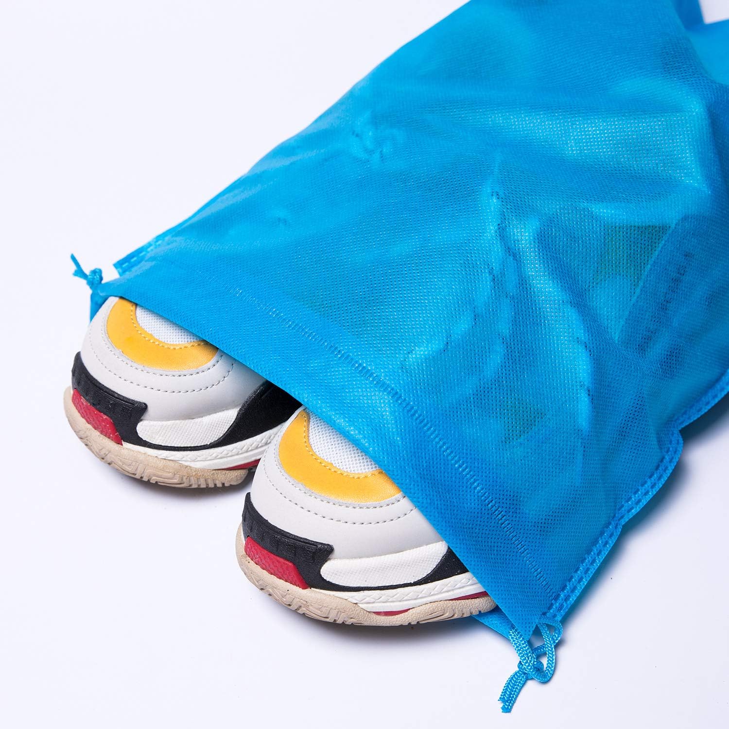 teal colour shoes and bag