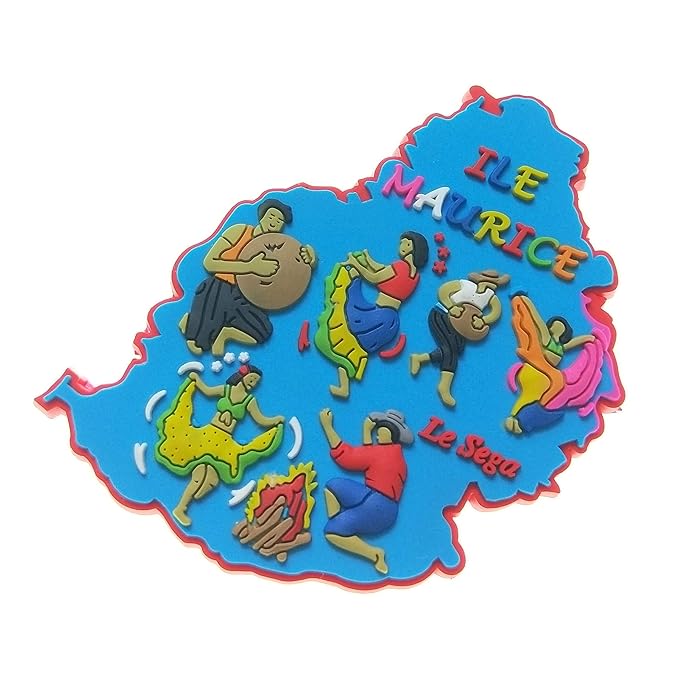 Imán para nevera de goma 3D con texto en inglés