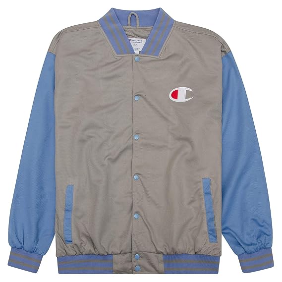 champion jacket mens grey