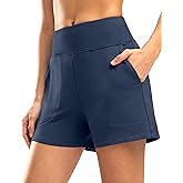 Soothfeel Women's Modal Soft Sweat Shorts High Waisted Comfy Summer Athletic Casual Lounge Shorts for Women with Pockets