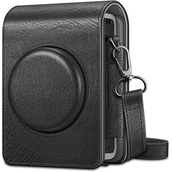 thumbnail image 2 of Frankmate Protective Case Compatible With Fujifilm Instax Square SQ1 Instant Film Camera, PU Leather Compact Case Bag With Adjustable Shoulder Strap (Vintage Brown 2 of 9