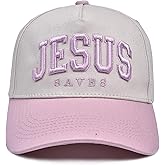 Bofemgt Christian Jesus Hats, Adjustable Denim Cotton Faith Blessed Baseball Cap for Men Women