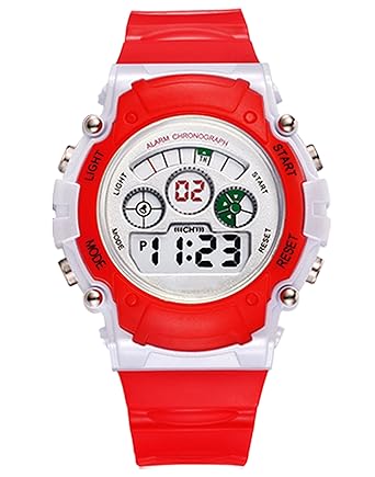 TIME UP Digital Elegance Color Combination Dial Design Alarm & Chrono-Multifunctional Sports Watch for Kids