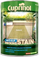Cuprinol Anti-Slip Decking Stain Exterior Woodcare Natural 5L view 2