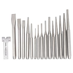 NEIKO 02626A Punch and Chisel Set | 16 Piece | Cold