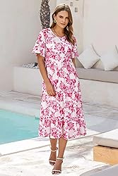 STYLEWORD Women's 2025 Summer Casual Short Sleeve