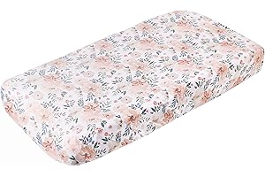 Copper Pearl Premium Knit Changing Pad Cover Soft, Stylish, and Universal Fit for All Standard Diaper Changing Pads, Trendy Design Changing Pad Covers, Autumn