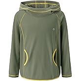 PATPAT Kids Heat-Retaining Hoodie, Smart Thermal Hooded Sweatshirt, Long Sleeve Pullover with Pocket Thumb-hole Cuffs