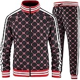 Aeeleire Track Suits for Men Set Plaid Tracksuit Mens Sweatsuits 2 Piece Sport Jogger Sweat Suits Clothes Jogging Outfits