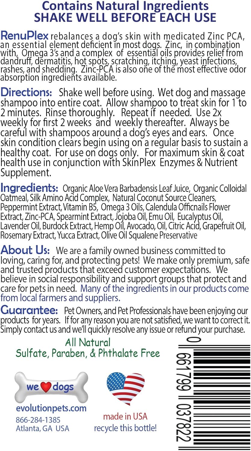 renuplex medicated dog shampoo