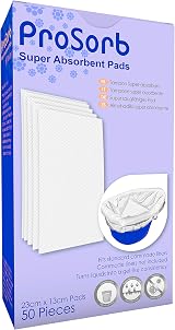 Prosorb Super Absorbent Pads Bedside Commode Liners Pack of 50 view 2