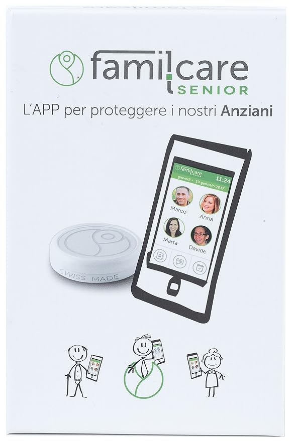 title=famil.care Senior- proteggi il tuo mondo per DUE MESI. Dispositivo di emergenza