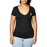 True Religion Women's V-Neck Buddha Logo Tee