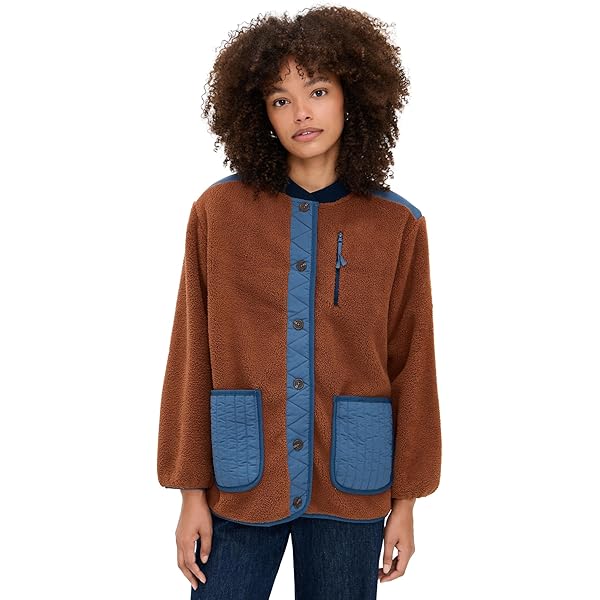 Amazon.com: 32 Degrees womens cozy sherpa snap Jacket (XS, Black
