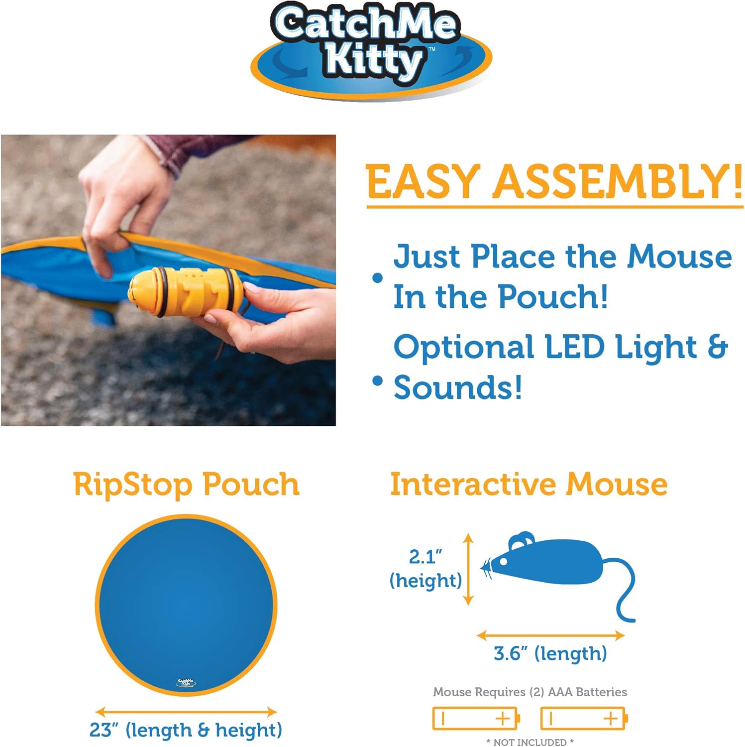 catch me kitty cat toy