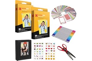Kodak 2x3ʺ Premium Zink Paper 100 Pack Scrapbook Bundle