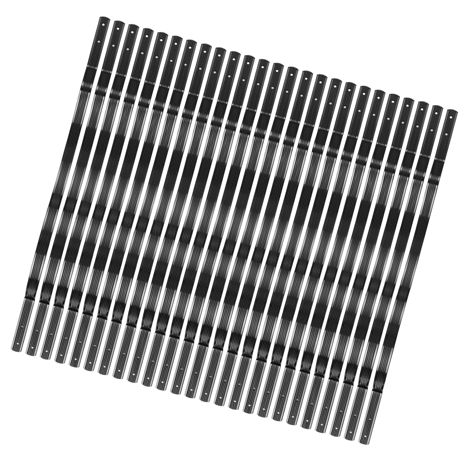 Photo 1 of ***FACTORY SEALED***Gyabnw 32.25 x 1 inch Heavy Duty Aluminum Deck Balusters with Screws for Staircase, Deck and Stairs Railing, Arc Arch Style - Matte Black