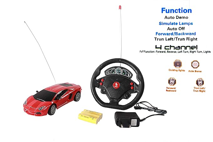 red colour remote car
