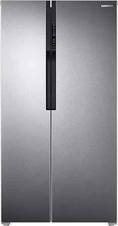 Samsung 604 L Frost Free Side-by-Side Refrigerator(RS55K5010SL/TL, Clean Steel, Inverter Compressor)