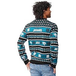 FOCO Standard NFL Big Logo Ugly Sweater, Team Color