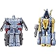 Transformers Bumblebee Cyberverse Adventures Dinobots Unite Toys Dino Combiners Slugtron 2-Pack Action Figures, Ages 6 and Up, 4.5-inch
