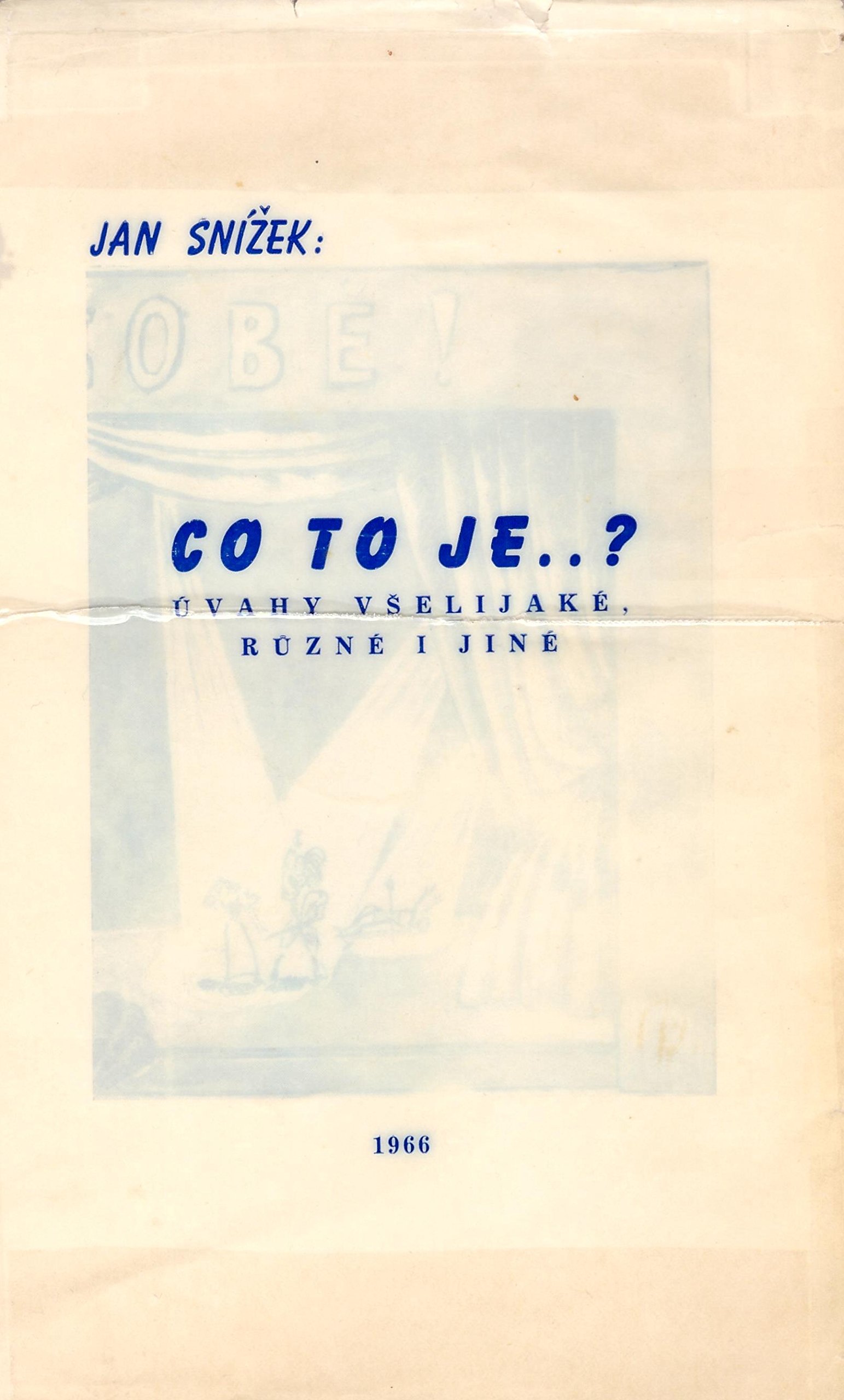 Co To Je Snizek Jan Amazon Com Books