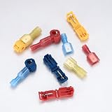 Vwoqiy 120 Pcs T Tap Electrical Connectors Insulated Wire Quick Splice Kit view 5