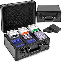 ULTRGEE Modern Top Loader Storage Box - 3 Row, Holds 300+ Top Loaders, Trading Card Storage Box for Sports Card, PSA Card Sla