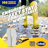 Scholl Warm Feet Insoles Thick Fleece Lined Anti-Slip UK 3-11 1 Pair view 2