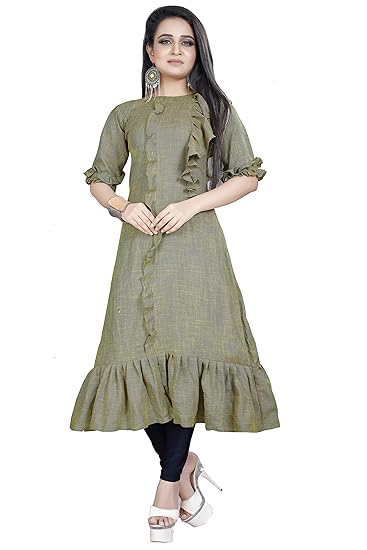 Womens Rayon Regular Kurta