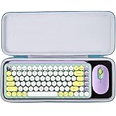 Aenllosi Hard Carrying Case Compatible with Logitech POP ICON Combo/POP Keys Mechanical Wireless Keyboard (Purple)(Case Only)