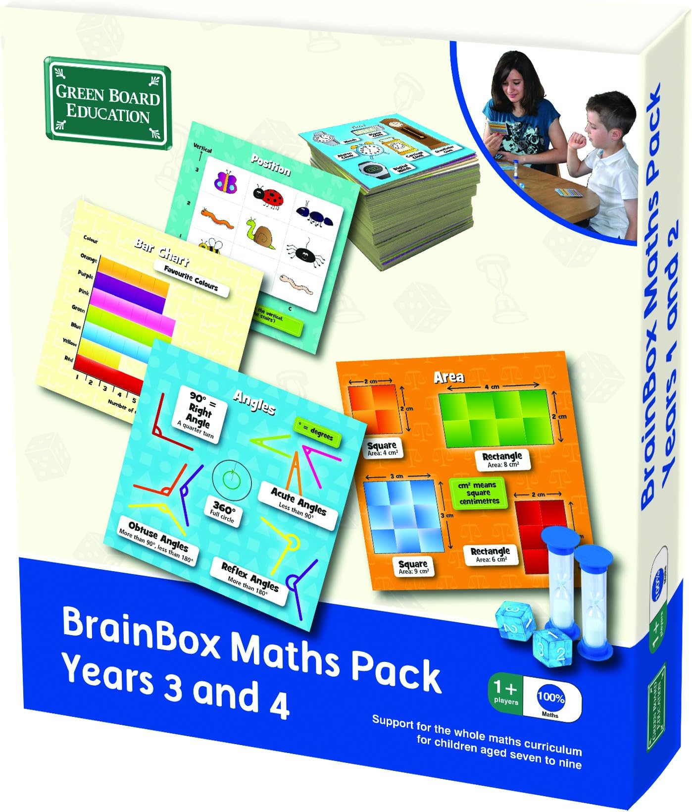 BrainBox Maths Pack Years 3 and 4