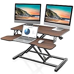 FITUEYES Height Adjustable Standing Desk 32” Wide
