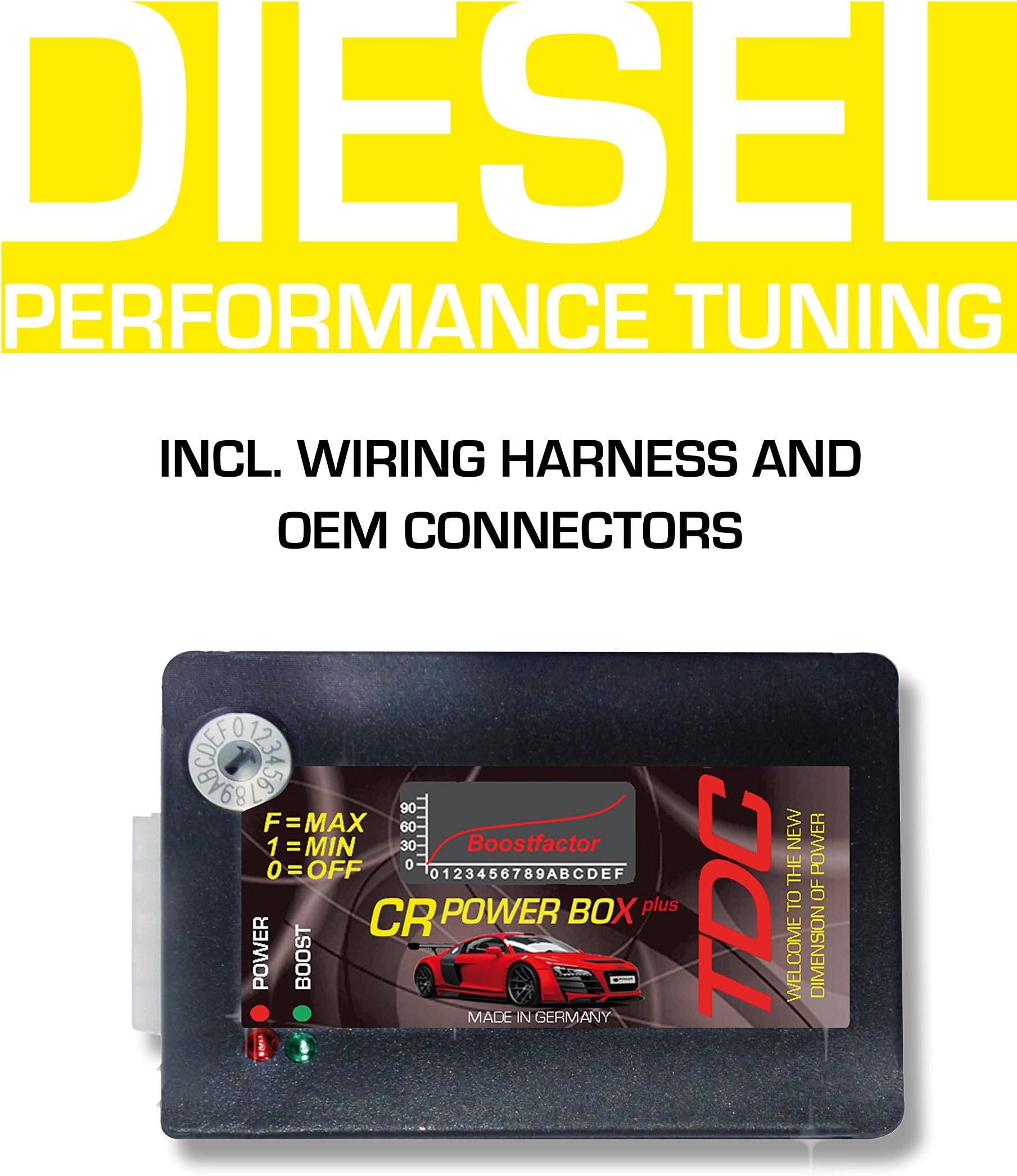 PowerBox CRD2 Diesel Performance Module for Mercedes SLK 250 CDI BlueEFFICIENCY 150 KW / 204 PS / 500 NM