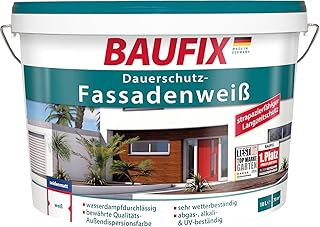 Baufix Holz- und Bautentechnik Dauerschutz-Fassadenweiß 10 l