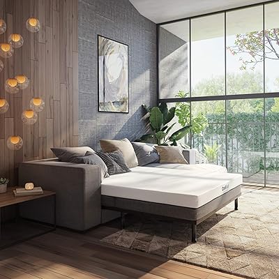 Classic Brands 4.5" Cool Gel Memory Foam Sofa Mattress, Twin