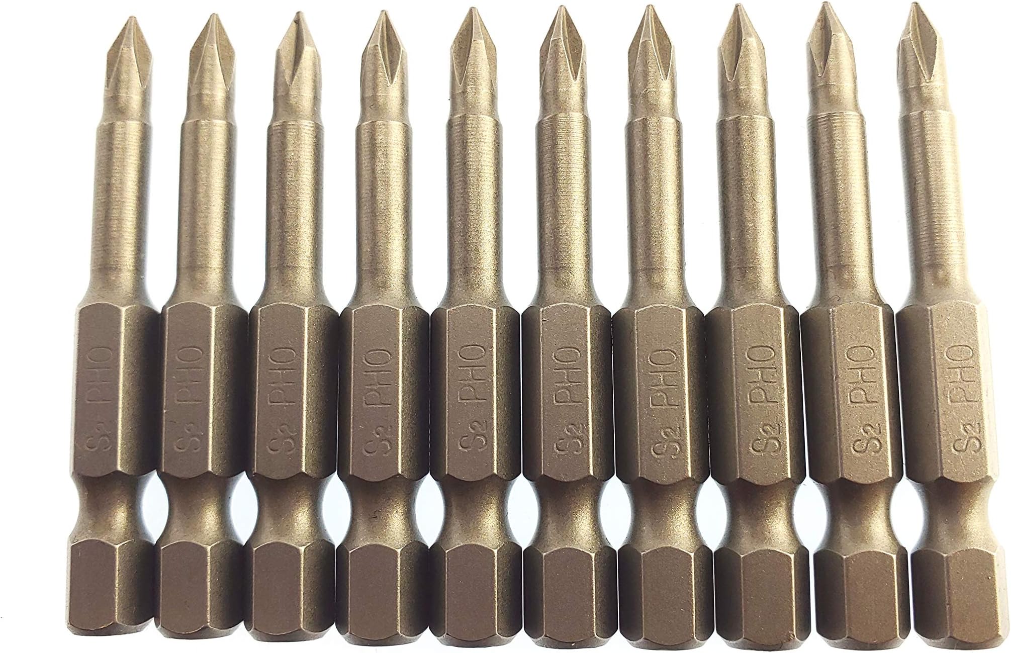 Silverhill Tools Philips Screwdriver Drill Power Bit 10 Pack (PH0)