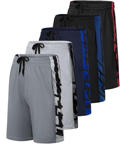 Game Gear Unisex Mesh Shorts for Basketball, Running, Cycling, and