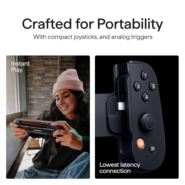 BACKBONE ONE MOBILE GAMING CONTROLLER FOR IPHONE (LIGHTNING) – 2ND GEN – TURN YOUR IPHONE INTO A GAMING CONSOLE – PLAY XBOX, PLAYSTATION, PC, & APP GAMES (3 MONTHS APPLE ARCADE INCLUDED)