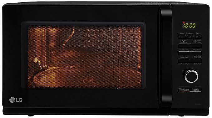 LG 32 L Convection Microwave Oven (MC3286BLT, Black)
