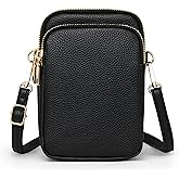 JANKS Small Crossbody Bag for Women Mini Cell Phone Bag Travel Pouch Wallet Purses Adjustable Over Shoulder Strap