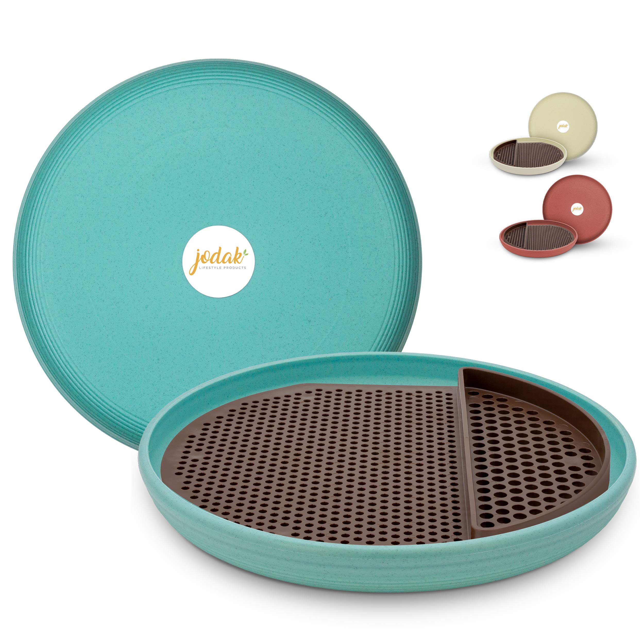 JoDaK Bird Bath and Insect Bath, Easy Clean, Large, Plastic, Frost-Proof, Winterproof, Garden Decoration, Balcony Decoration Bowl