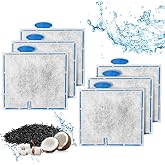 DNIUAXZ 6 Pack Replacement Filter Cartridges Medium for Zilla Turtle Filter | Turtle Tank Filter Cartridges Compatible with Zilla Internal Filter 20G and Small Basking Platform Filter 20G, 09830