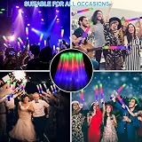 YQXTOOEL 58pcs Giant Glow Foam Sticks 3 Modes Wedding Party Lights view 5