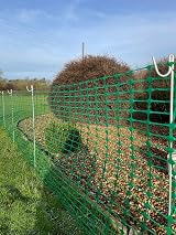 Smith & Barker Galvanised Fencing Pins 8mm with 25m Plastic Mesh Barriers view 5