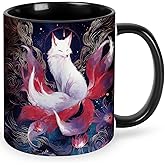 Yrebyou Animal Coffee Mug Novelty Ceramic Coffee Cup with Handle Gifts for Women and Men Microwave Safe for Home or Office 11oz