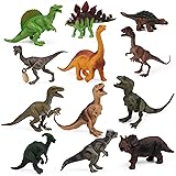 UANDME 12pcs Dinosaur Figures for Boys Realistic